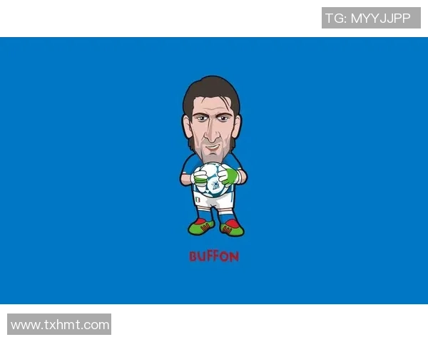 戴着足球帽的球星卡通形象展现个性魅力，足球与时尚的完美融合